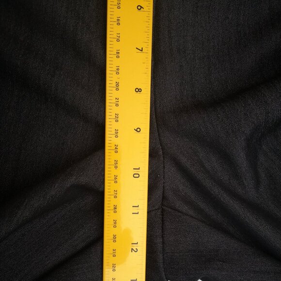 Fashion Bug Ladies Size 14 Black Zipper & 3 Button Closure Flare Leg Dress Pants - Picture 13 of 14